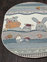 Ковер Merinos Sofit 2484 light cream овал